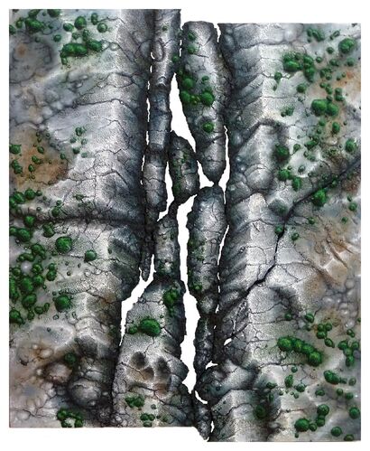 Gran Grieta (roca) - a Paint Artowrk by A.Pontesta